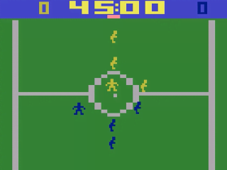 Soccer title screen for Atari 2600